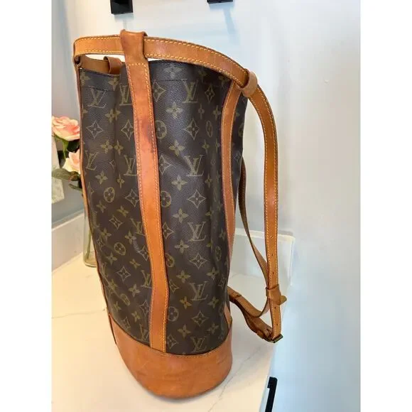 Louis Vuitton Authentic Randonnee PM Monogram Hobo Backpack Bag - Picture 12 of 15